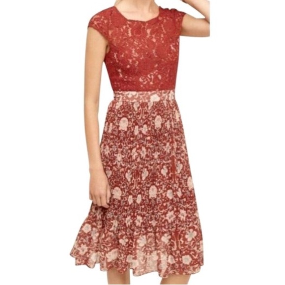 NWT Anthro Tracy Reese Luella Lace Floral Dress